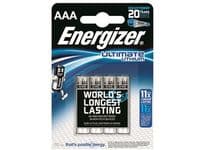 Energizer L92/AAA batteri, 4 stk.