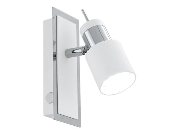 EGLO DAVIDA spotlight i krom och vitt