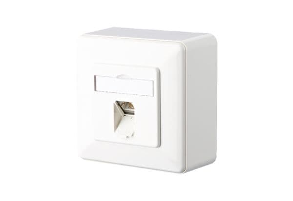 E-DAT C6A 1-port AP RAL 9010