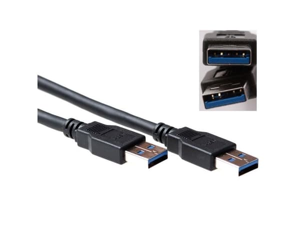 USB 3.0 A hane - USB A hane 0,50 m
