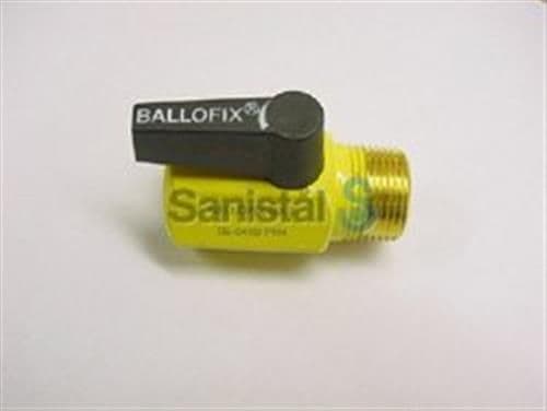 1/2" Kugleventil t/gas m/n m/greb