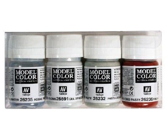 Vallejo 73.189 Diorama Effects Set - Mud & Puddles (4×35 ml)