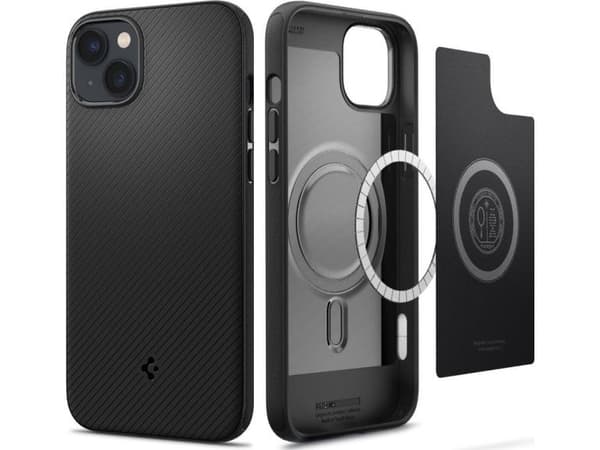 Spigen ACS04918, Mobilskal, Apple, iPhone 14 Plus, 17 cm (6.7"), Svart