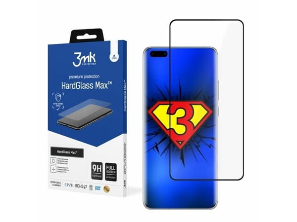 3MK HardGlass Max, P40 Pro Plus, 1 stk