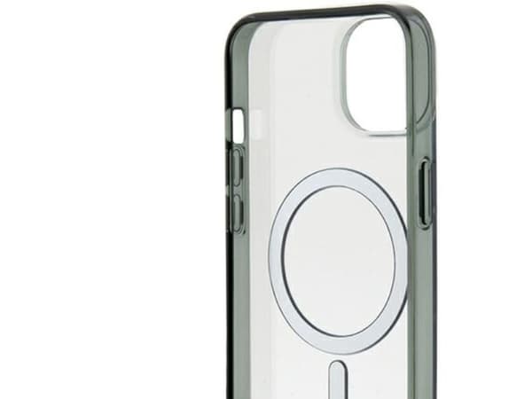 BMW sølvring MagSafe iPhone 15-deksel - klar