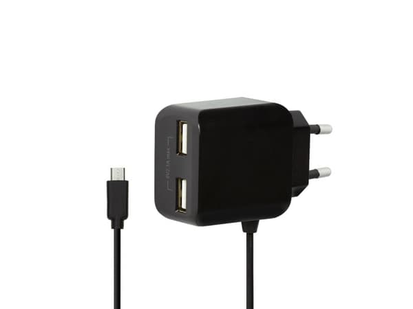 LogiLink PA0157, Innendørs, AC, 1 m, Sort