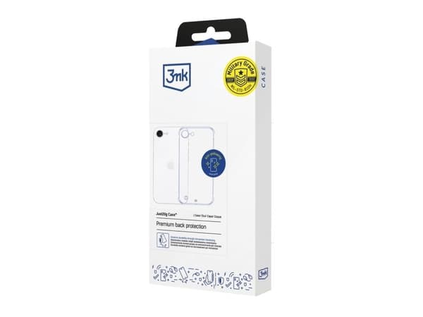 Etui 3MK Just20g Clear Case do Apple     iPhone 16E