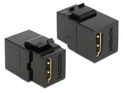 Delock - Trapetsjack - HDMI - svart