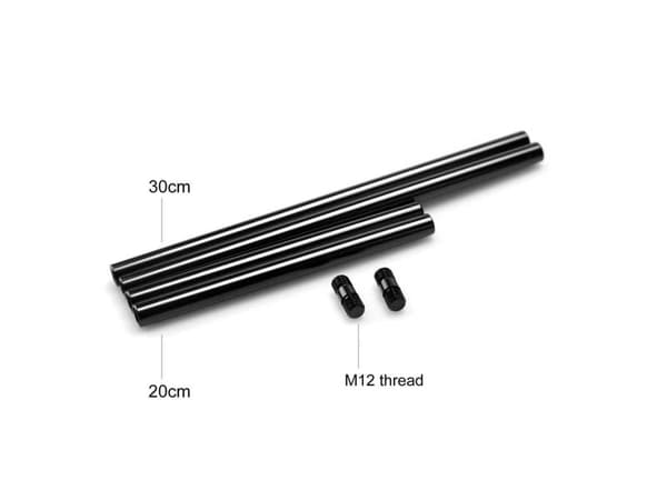 SmallRig 1659, Sort, Aluminium, M12, China, 305 mm, 45 mm
