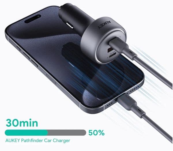 AUKEY CC-P3, Automatisk, Cigartenner/lighter, Sort