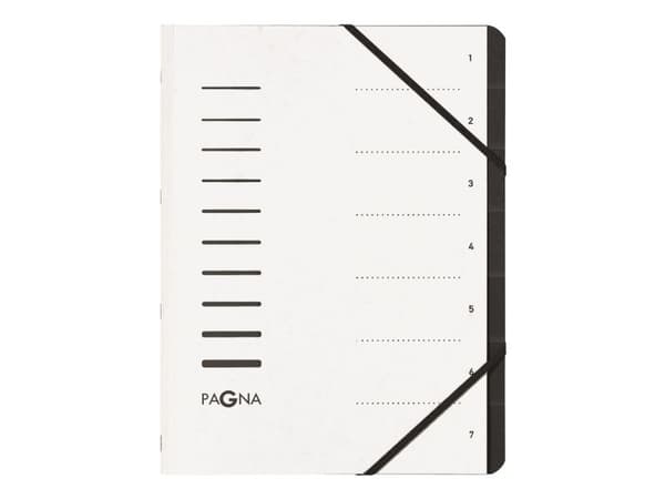 PAGNA mappe DIN A4 7-roms hvit