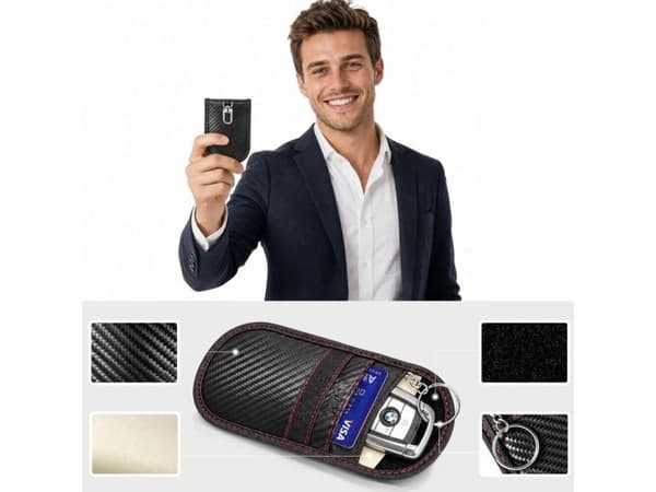 Tech-Protect KLR100 RFID anti-theft case - black and red