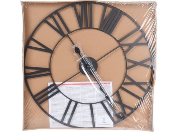 Segnale metall väggklocka stor Retro Loft 47 cm universal