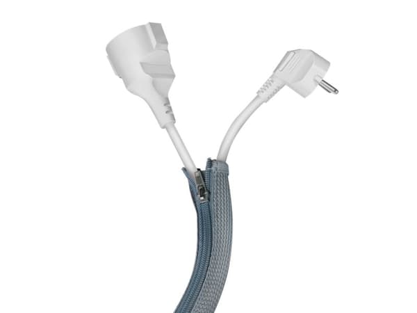 LogiLink KAB0071, Kabelstyring, Grå, Polyester, Ridseresistent, Varmeresistent, 1000 m, 30 mm