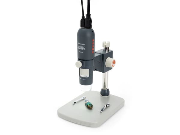 Celestron Microdirect 1080p, Digitalt, Grå, 220x, 10x, LED, Hvit