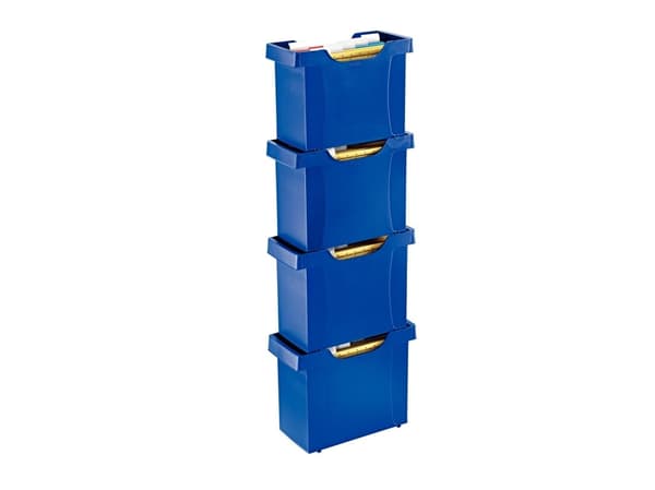 Leitz Riippukansioteline Plus, A4, Sininen, Polystyreeni, 1,1 kg, 1 kpl
