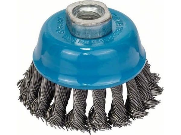 Bosch stålborste Ø75 mm M14 0,5 mm flätad