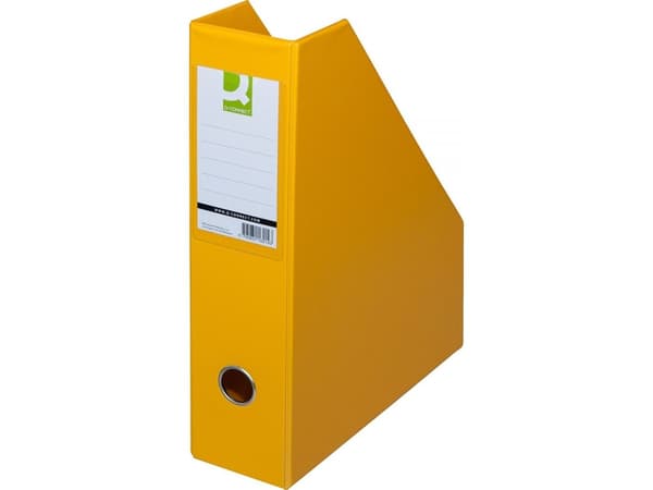 Q-Connect dokumentbox Q-CONNECT, PVC, A4/76, gul