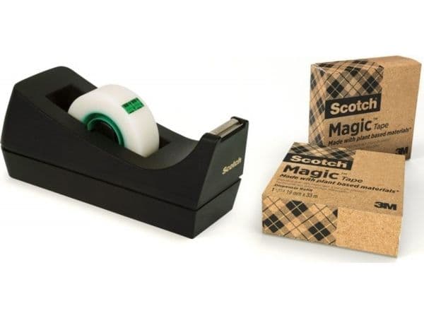 Borddispenser 3M Scotch C38 + 3 ruller tape