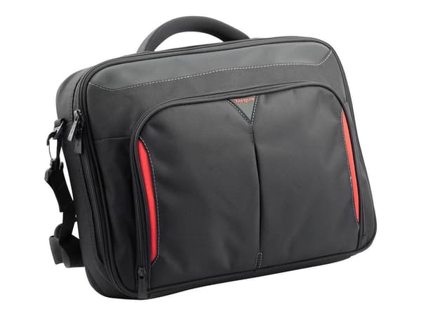 Targus Classic+ Clamshell - Notebookbæreveske - 15" - 15.6" - svart, rød