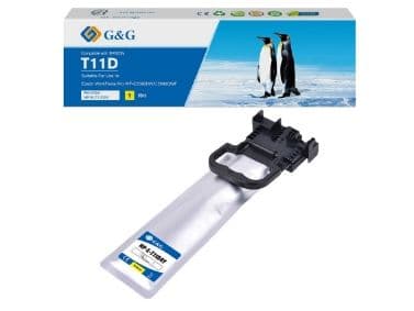 G&G NP-E-T11D4Y(PG), Gul, 60 ml, 1 styck, 5000 sidor, Enpack