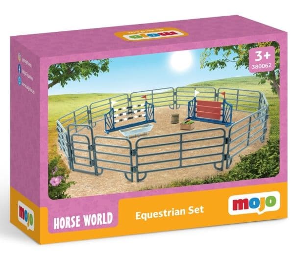 Mojo hästar ride ring (15 delar), land liv