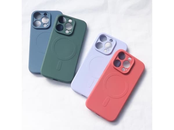 MagSafe-kompatibelt silikondeksel til iPhone 15 Silicone Case - grå
