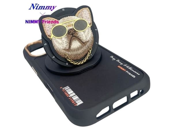 Nimmy Glasses Cool nag MagSafe case for iPhone 16 - black