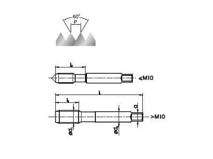 FANAR 2-HAND TAPPERS M20x 1.50 DIN-2181