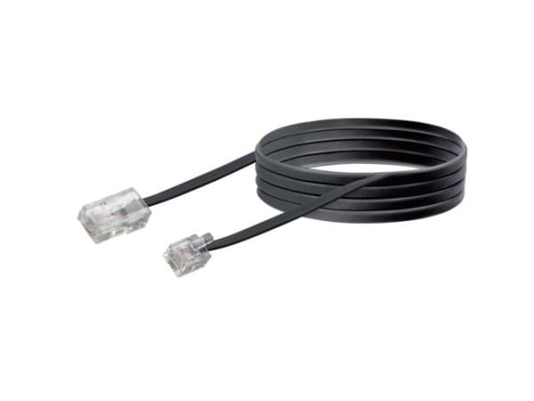 Schwaiger modeemikaapeli RJ11 6P2C -> RJ45 8P2C 3m musta