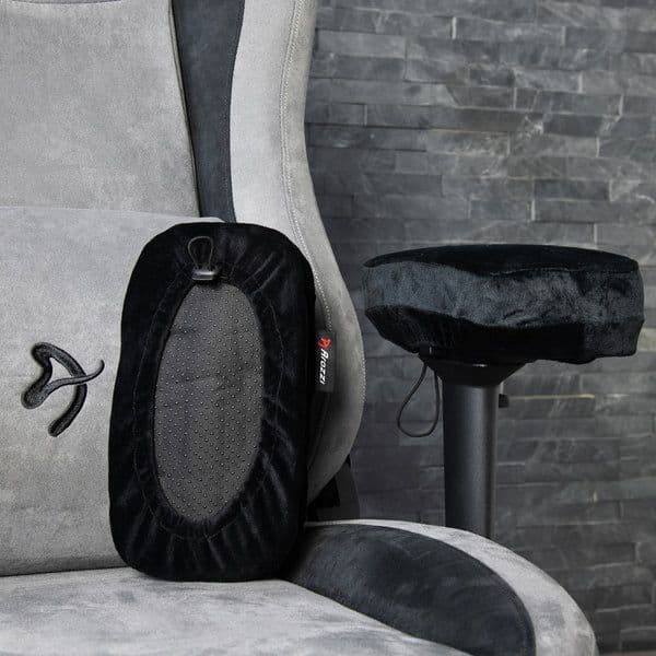 Arozzi - Memory Foam Armrest Pads - Velvet Black