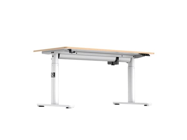 Ultradesk Pulsar, Rak, Rektangulär form, MDF, Stål, Spela, Vit