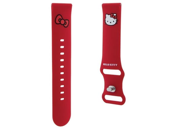 Hello Kitty Silikoni Kitty päähihna Universal 22mm - Punainen - Punainen