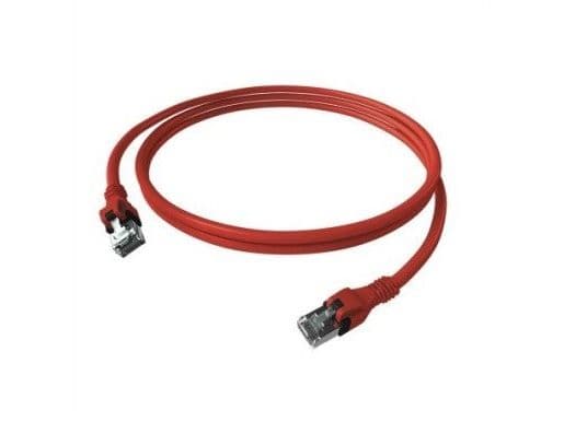 Easylan CPP1ORARARAR0010 RJ45 Nätverkskabel, patchkabel CAT 6A S/FTP 1 m Röd 1 st