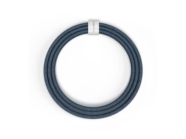 PURO PUCCCFABK415MTDKBLUE, 1,5 m, USB C, USB C, USB 2.0, 0,48 Gbit/s, Blå