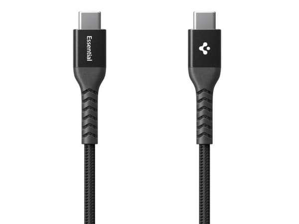 Spigen EB10010CCA Essential USB cable USB 2.0 1 m USB C 0.48 Gbit/s Black
