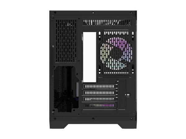 Darkflash Darflash FT418 PC-kotelo + 6 aRGB tuuletinta (musta)
