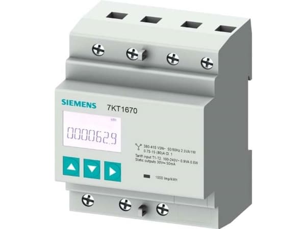 Siemens 7KT1665, Starkström, kWh, 362 g