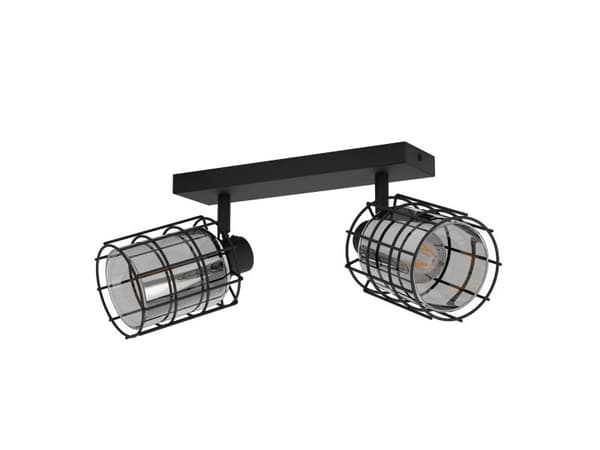 EGLO CONSACA LOFT 2xE27 svart/vit
