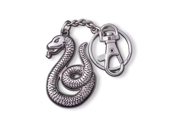 Slytherin nøkkelring slange