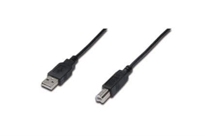 ASSMANN - USB-kaapeli - USB (han) til USB Type B (han) - USB 2.0 - 1 m - lajiteltu