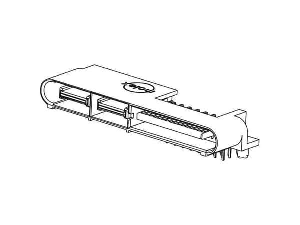 Molex stifthållare PCB 459854442, 1 st Tray