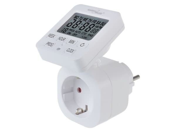 Digital timer GB605 E GreenBlue 16A IP20