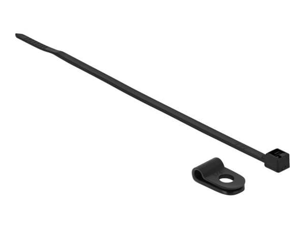 Delock - Kabelbinder - 10 cm - svart