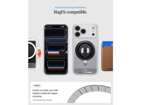 Spigen Ultra Hybrid MagSafe case for iPhone 18 Pro / 17 Pro - silver