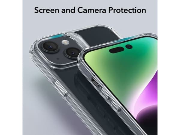 ESR Ice Shield-deksel til iPhone 15 Plus - klar