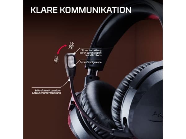HyperX Cloud Stinger 3 Wireless Gaming Headset PlayStation, 280 g, Musta
