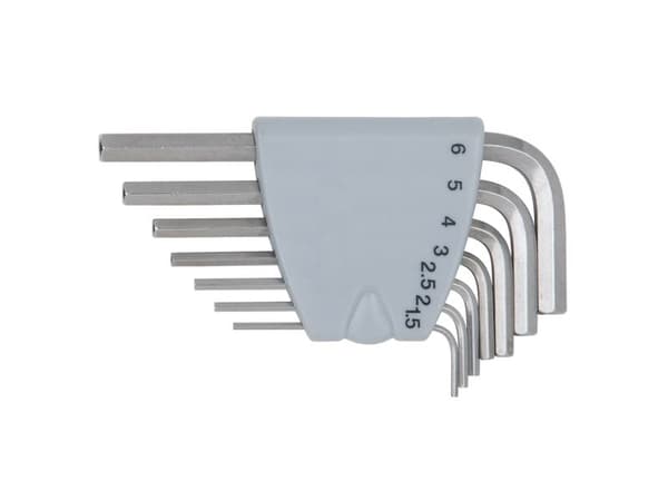 KS Tools 964.0315, 7 stykker, Rustfritt stål, DIN ISO 2936, 98 g
