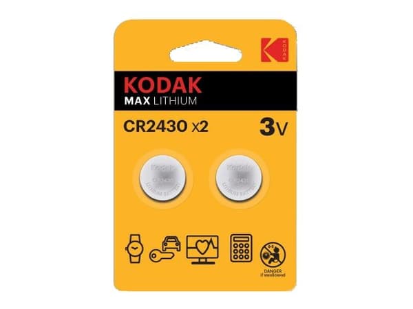 Kodak MAX - Batteri 2 x CR2430 - Li
