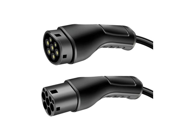 LogiLink EVC0127, svart, typ 2, typ 2, svart, rak, rak
